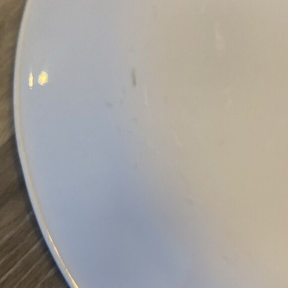 6 Vintage Corelle "Shadow Iris" 10" Dinner Plates Set, USED, White - Picture 9 of 12